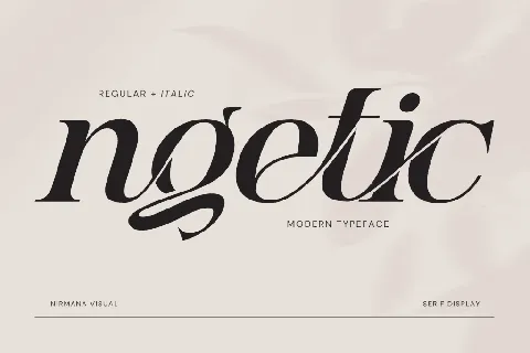 Ngetic Modern font