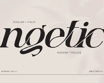 Ngetic Modern font