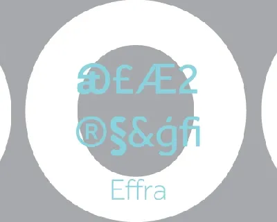 Effra font