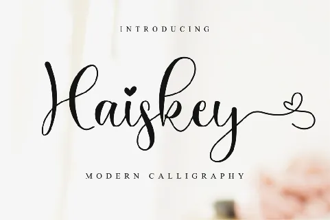 Haiskey font