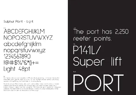 Sulphur Point font