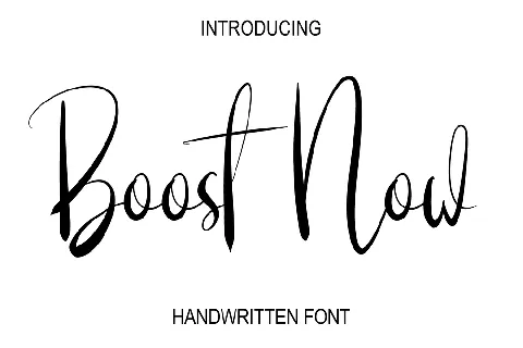 Boost Now font