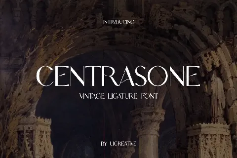 CENTRASONE font