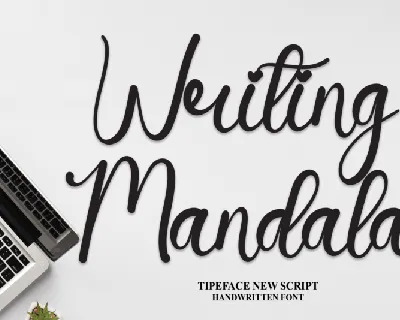 Writing Mandala font