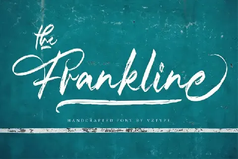 The Frankline Brush font
