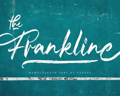 The Frankline Brush font