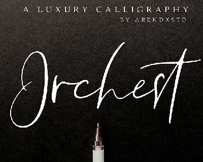 Orchest Script font