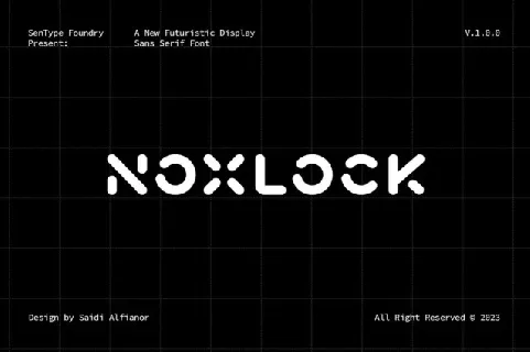 Noxlock font