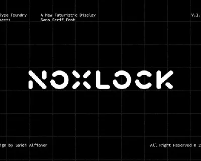 Noxlock font