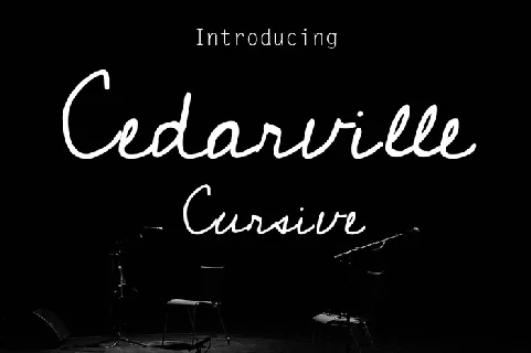 Cedarville Cursive Free font