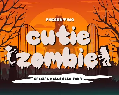 Cutie Zombie font