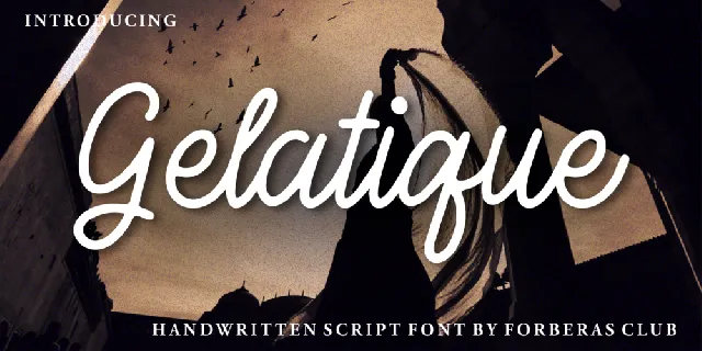 Gelatique Demo font