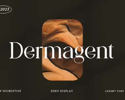 Dermagent font