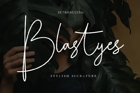 Blastyes font