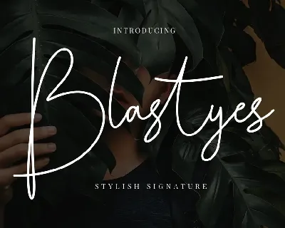 Blastyes font