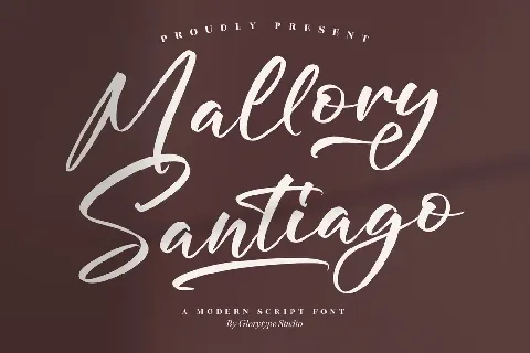 Mallory Santiago font