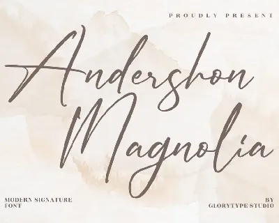 Andershon Magnolia font