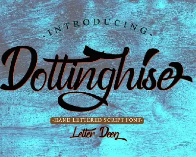 Dottinghise Script font