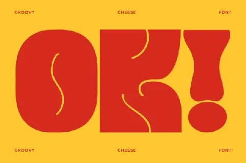 Groovy Cheese font