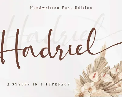 Hadriel font