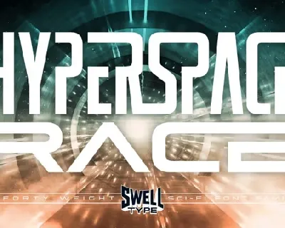 Hyperspace Race Family font