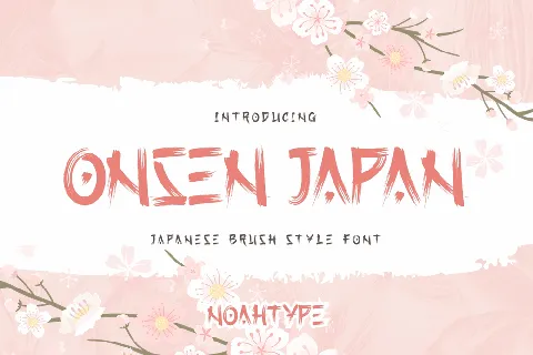 Onsen Japan font