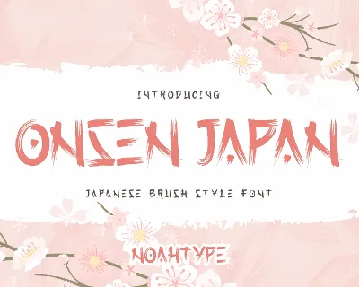 Onsen Japan font
