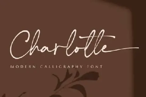 Charlotte Script font