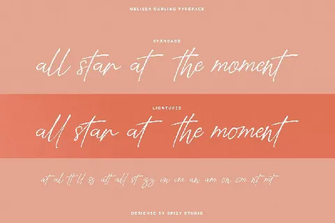 Mellissa Darling font