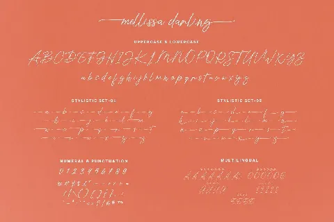 Mellissa Darling font