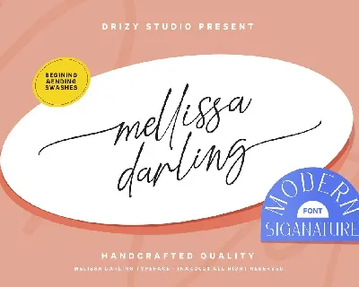 Mellissa Darling font
