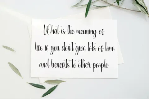 Sometimes Calligraphy font