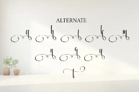 Sometimes Calligraphy font