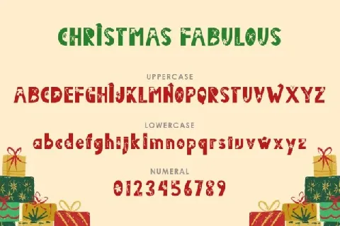 Christmas Fabulous font