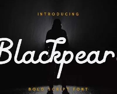 Blackpearl Monoline Script font