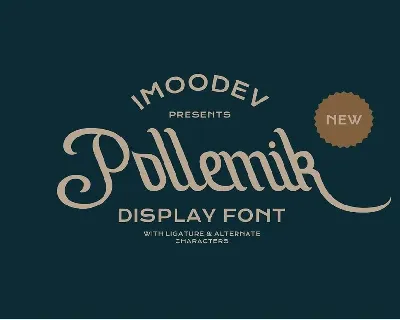 Pollemik font