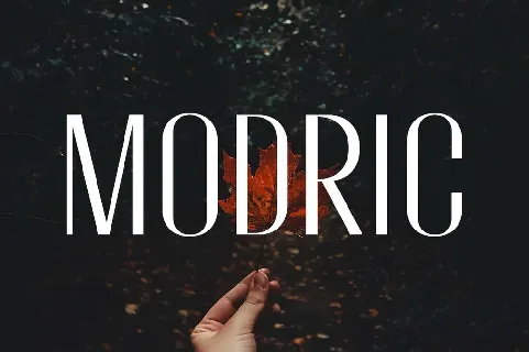 Modric font