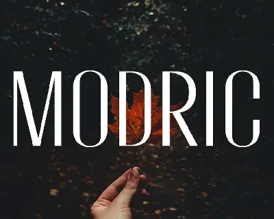 Modric font