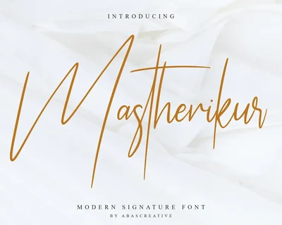 Mastherikur font
