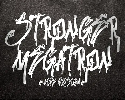 Stronger Megatron font