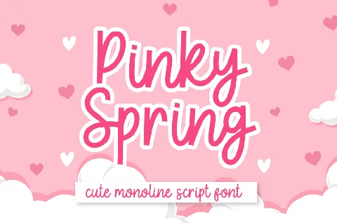 Pinky Spring font