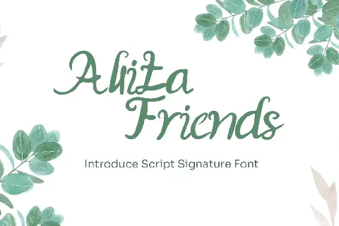 Allita Friends font