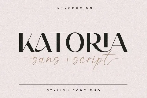 Katoria font