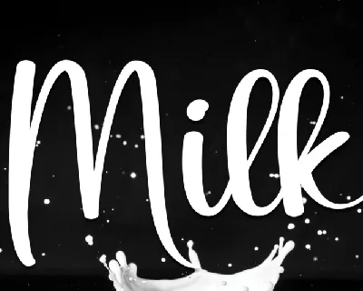 Milk font