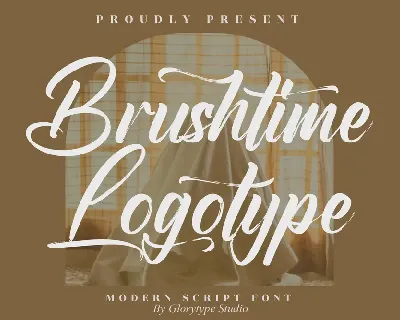 Brushtime Logotype font