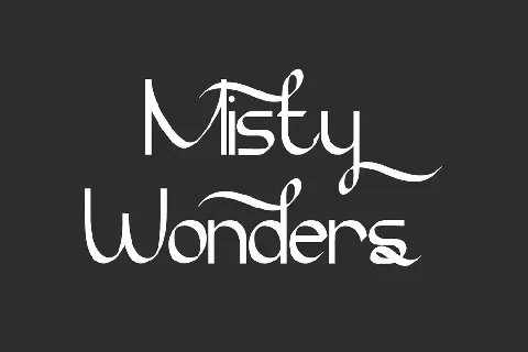 Misty Wonders font