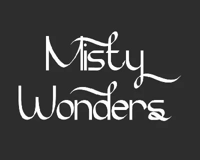 Misty Wonders font