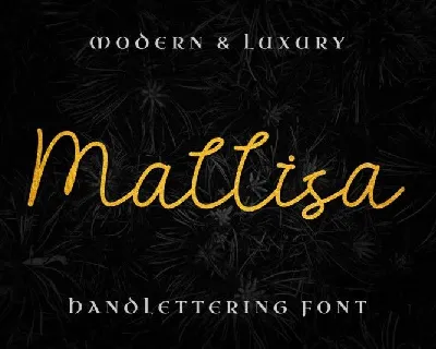 Mallisa Handwritten font