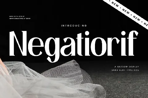 Negatiorif Personal Use font