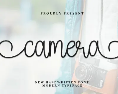 Camera Script font